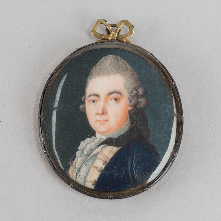 OKÄND KONSTNÄR 1700/1800-TAL , miniatyr.