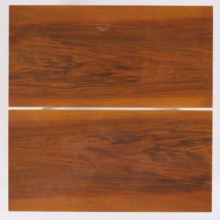 A pair of side tables, second half of the 20th century.