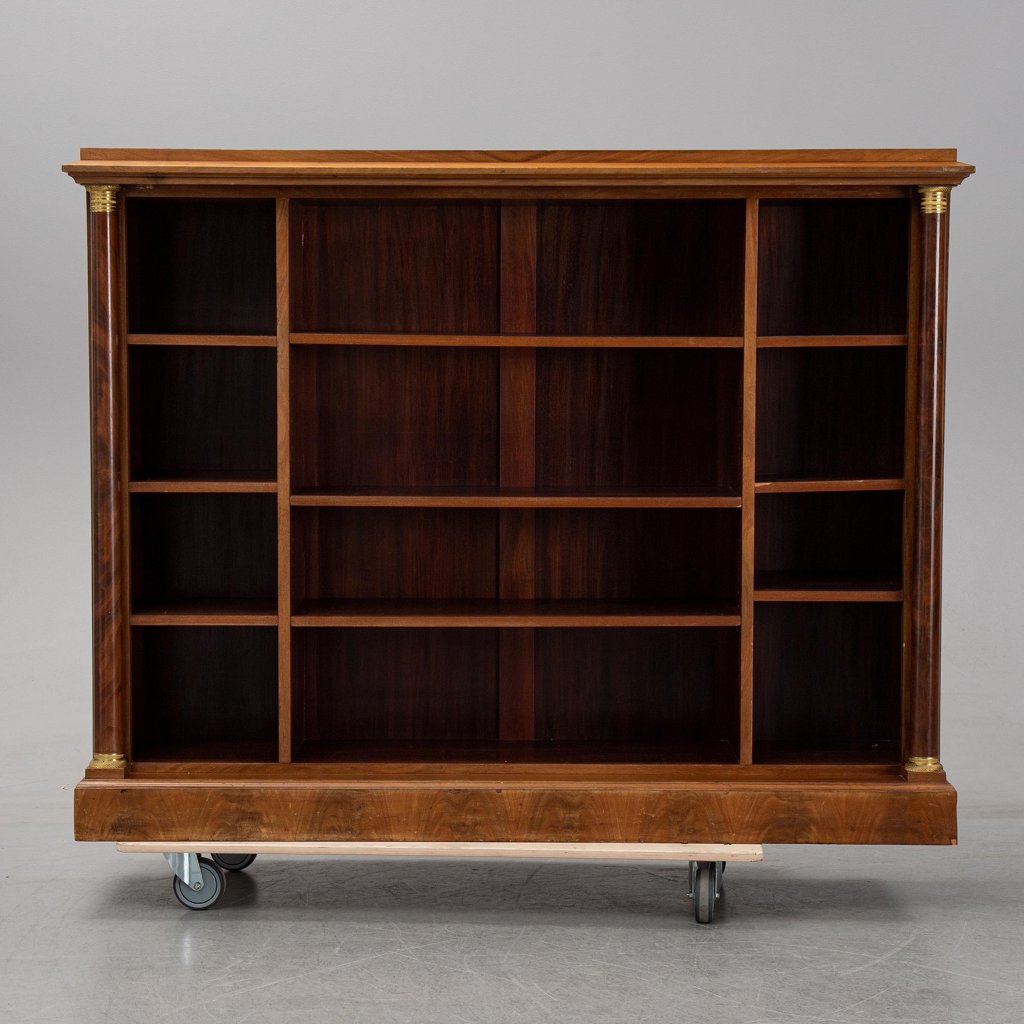 A first half of the 20th Century mahogany book case.