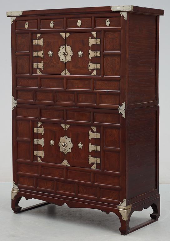 A wooden Korean cabinet.