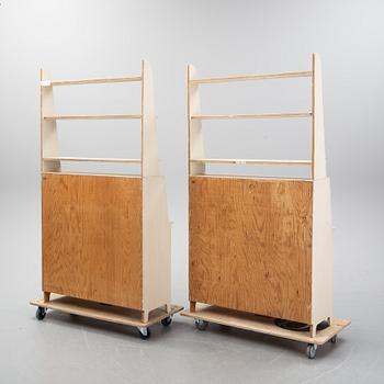 Carl Malmsten, a pair of bookcases, 'Vardags'.