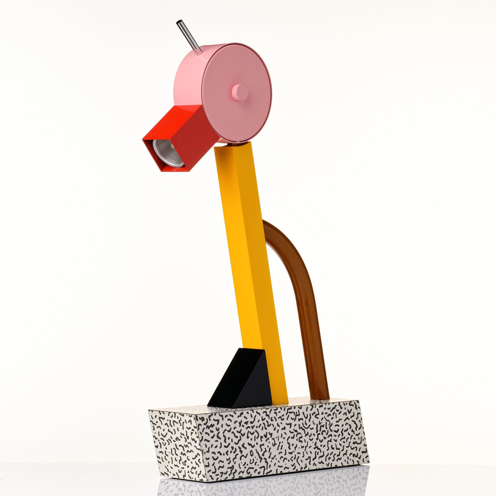 Ettore Sottsass, a "Tahiti", table lamp, Memphis, Milan, post 1981.