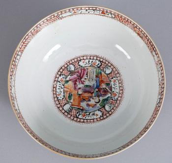 BÅLSKÅL, porslin, Kina, Qianlong, 1700-tal.