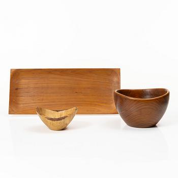 Johnny Mattsson, tray and two bowls.