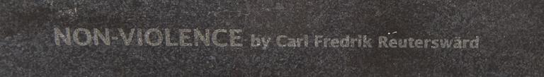 Carl-Fredrik Reuterswärd / The Non-Violence Project Foundation, sculpture signed and numbered 12/50.