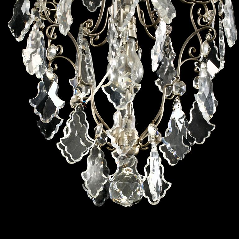 LJUSKRONA, rokokostil, 1900-talets andra hälft, höjd 82 cm.