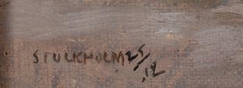 Erik Tryggelin, Vintervy mot Riddarholmskyrkan.