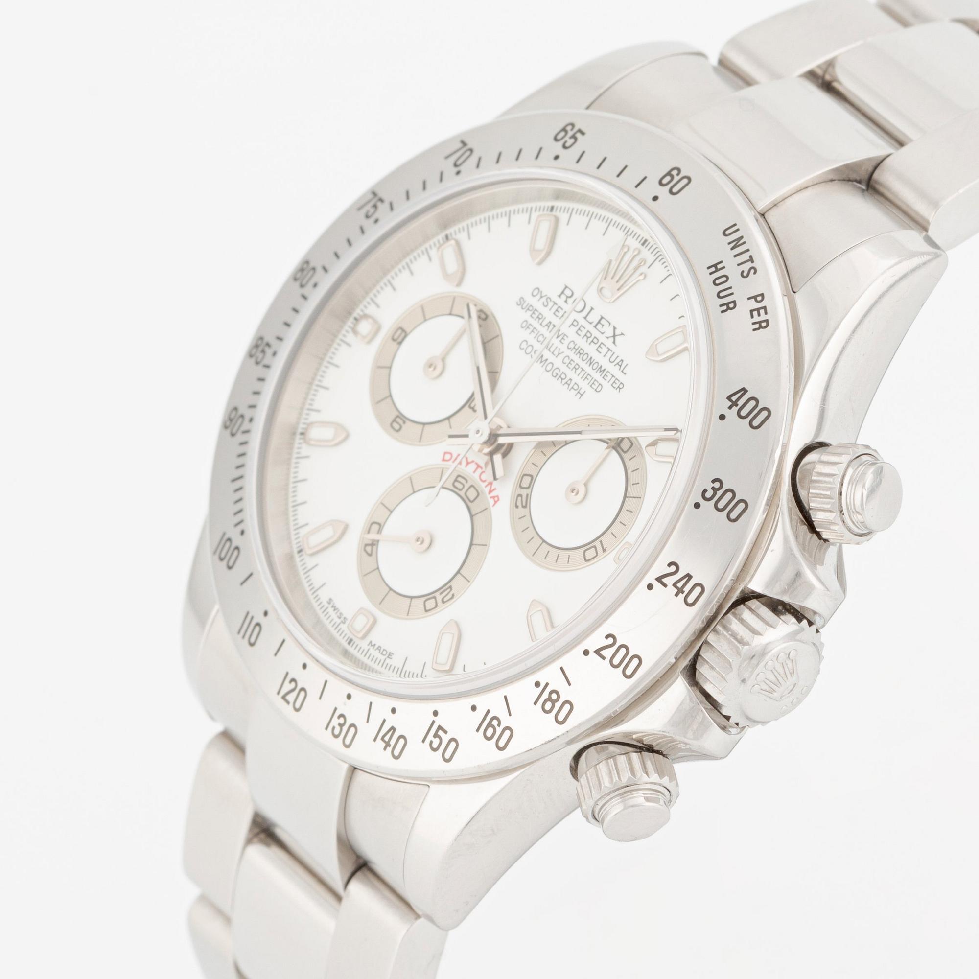 Rolex, Cosmograph, Daytona, chronograph, ca 2002.