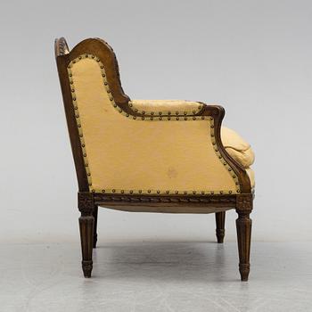 An early 20th century easy chair.