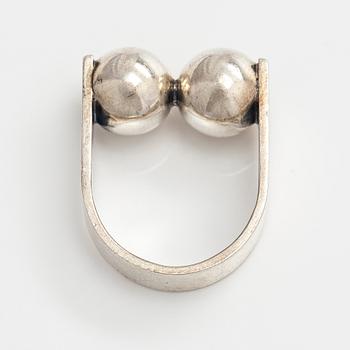 Elis Kauppi, ring, silver, Kupittaan Kulta, Åbo 1966.