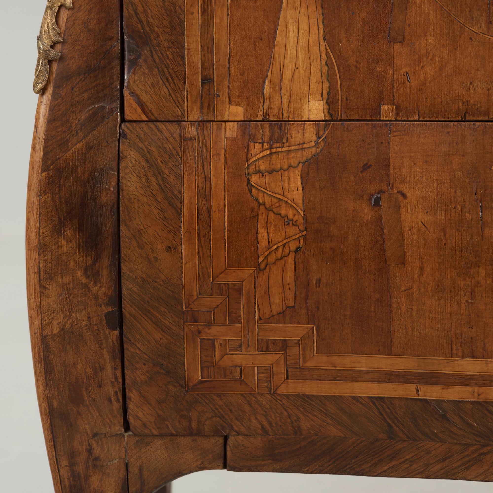 A Louis XV 18th century commode in the manner of Jacques Bircklé, master in Paris 1764.