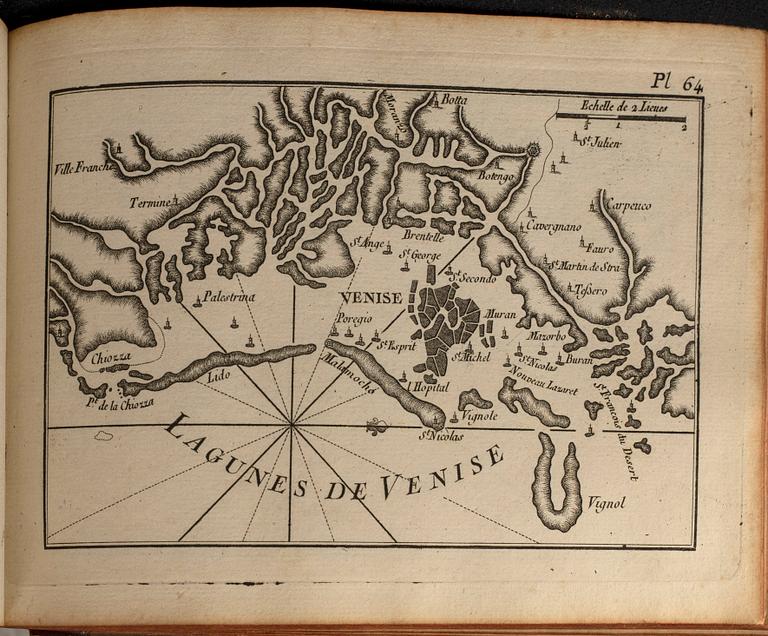 BOOK - JOSEPH ROUX 'Receuil Des Principaux Plans des Ports, et Rades de la Mer Mediterranée....', Marseille 1764.