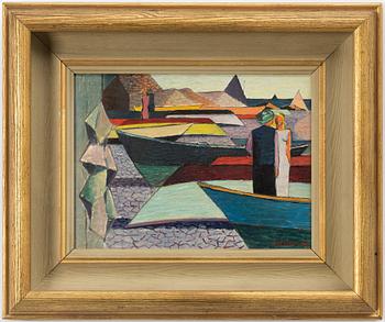 Waldemar Lorentzon, "Vilande båtar V".