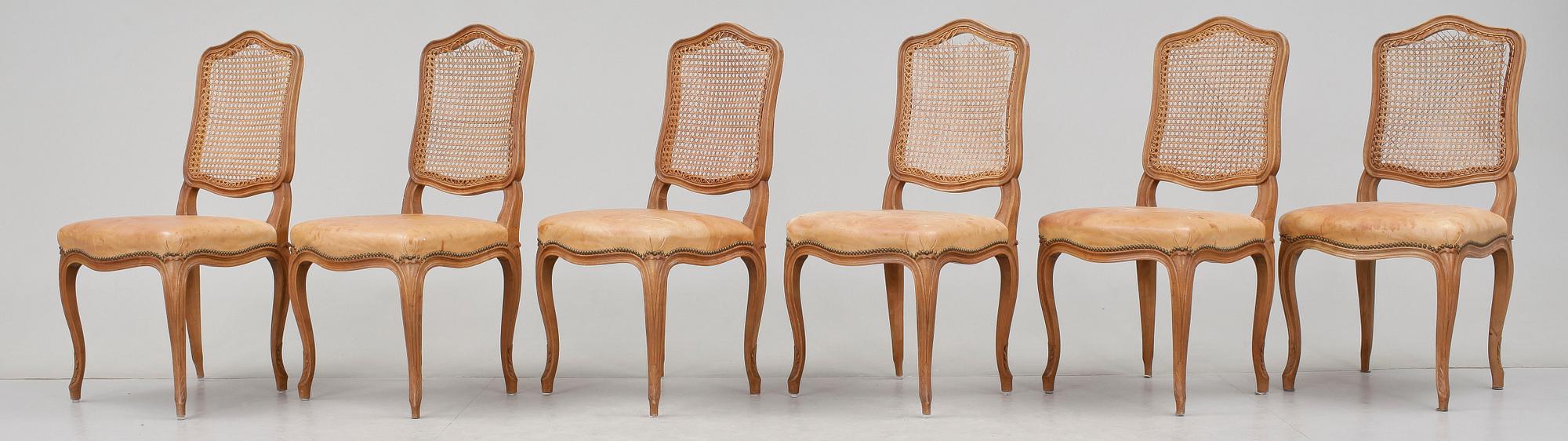 MATSALSGRUPP, 15 delar, rokokostil, 1900-talets första hälft.