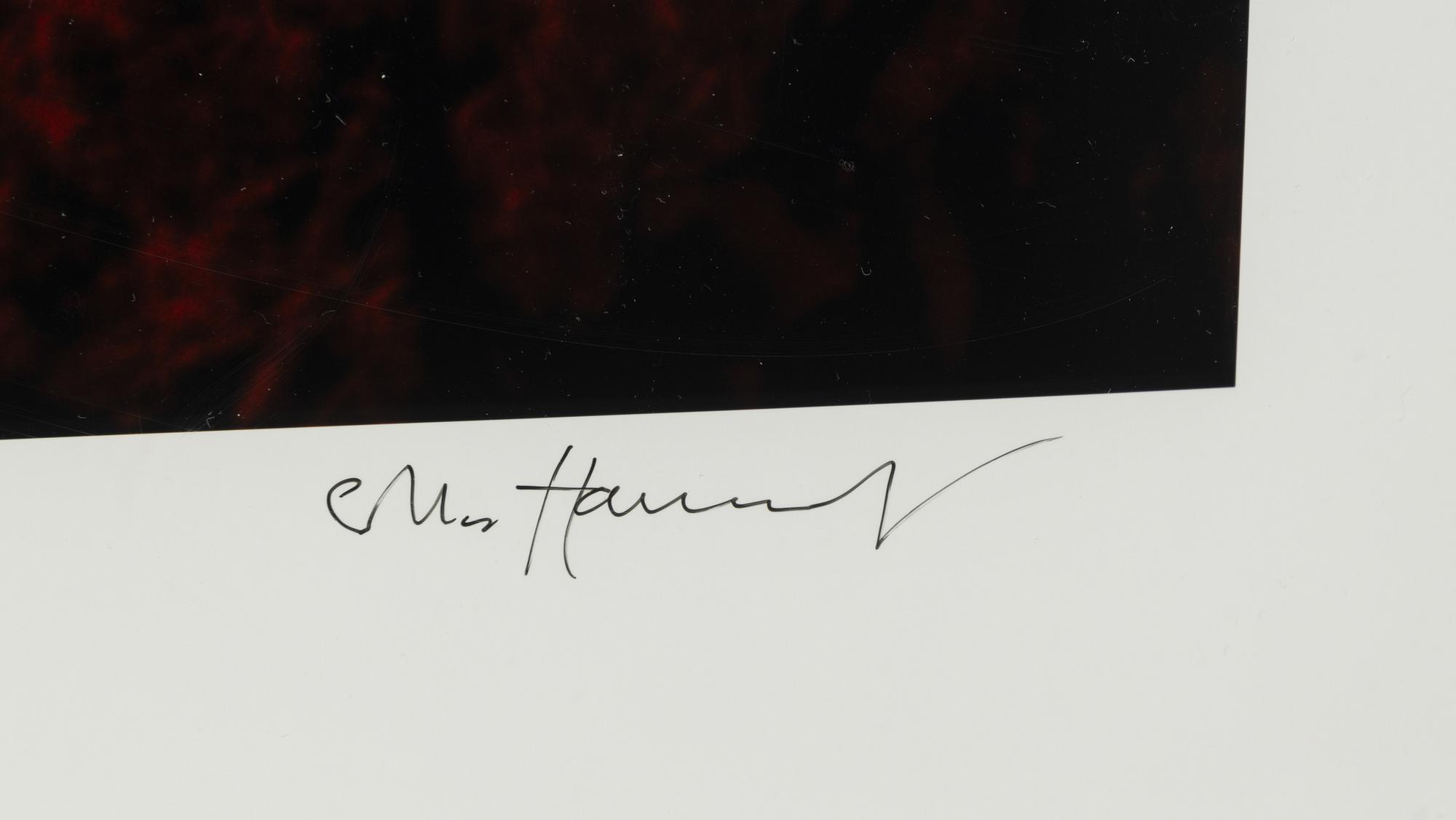 Carl Michael von Hausswolff, C-print, signed, numbered 16/25.