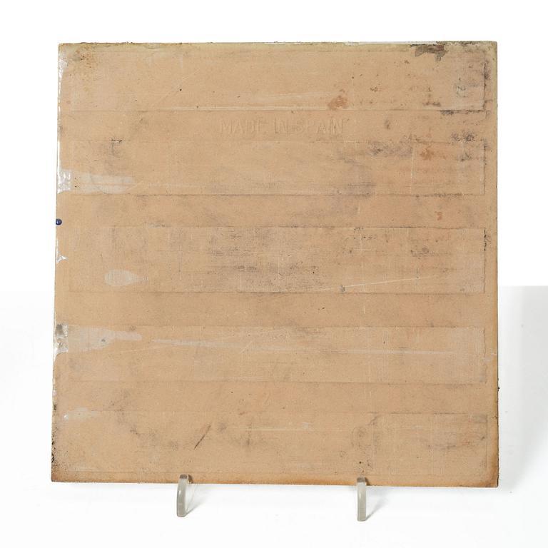 Salvador Dalí, efter. Kakelplattor, 12 st, lergods, Spanien.