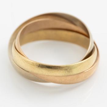 Ring, 18K guld i tre färger.