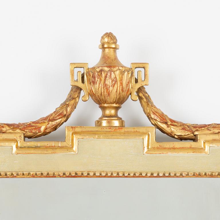 Spegel, Stockholmsarbete, sent 1700-tal, Gustaviansk.