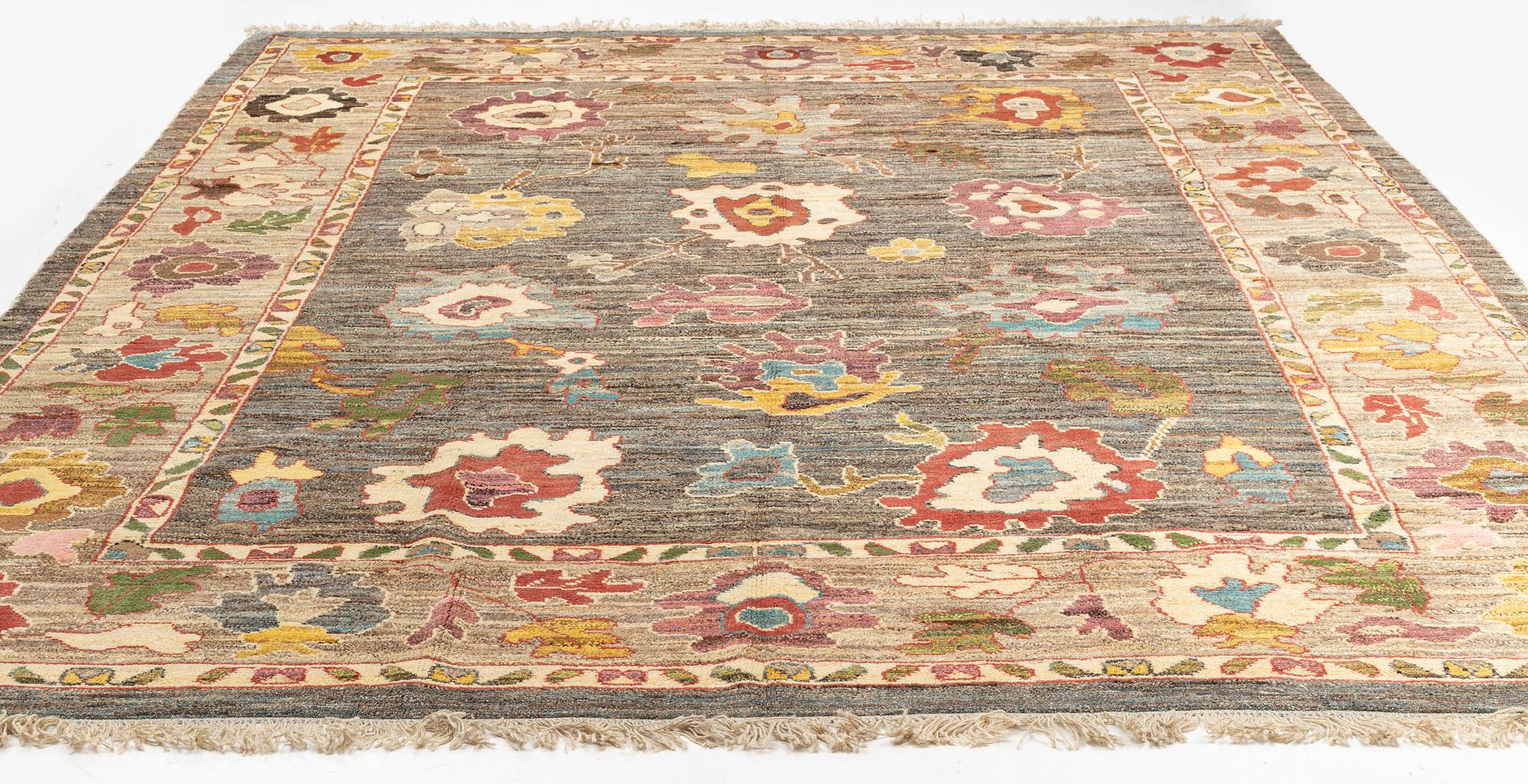 Matta, Persisk, Arts and Crafts mönster, 402 x 308 cm.