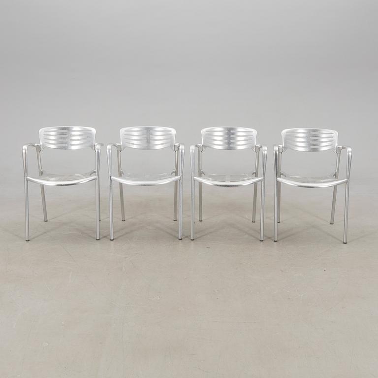 Jorge Pensi, four "Toledo" chairs for Amat-3 Spain.