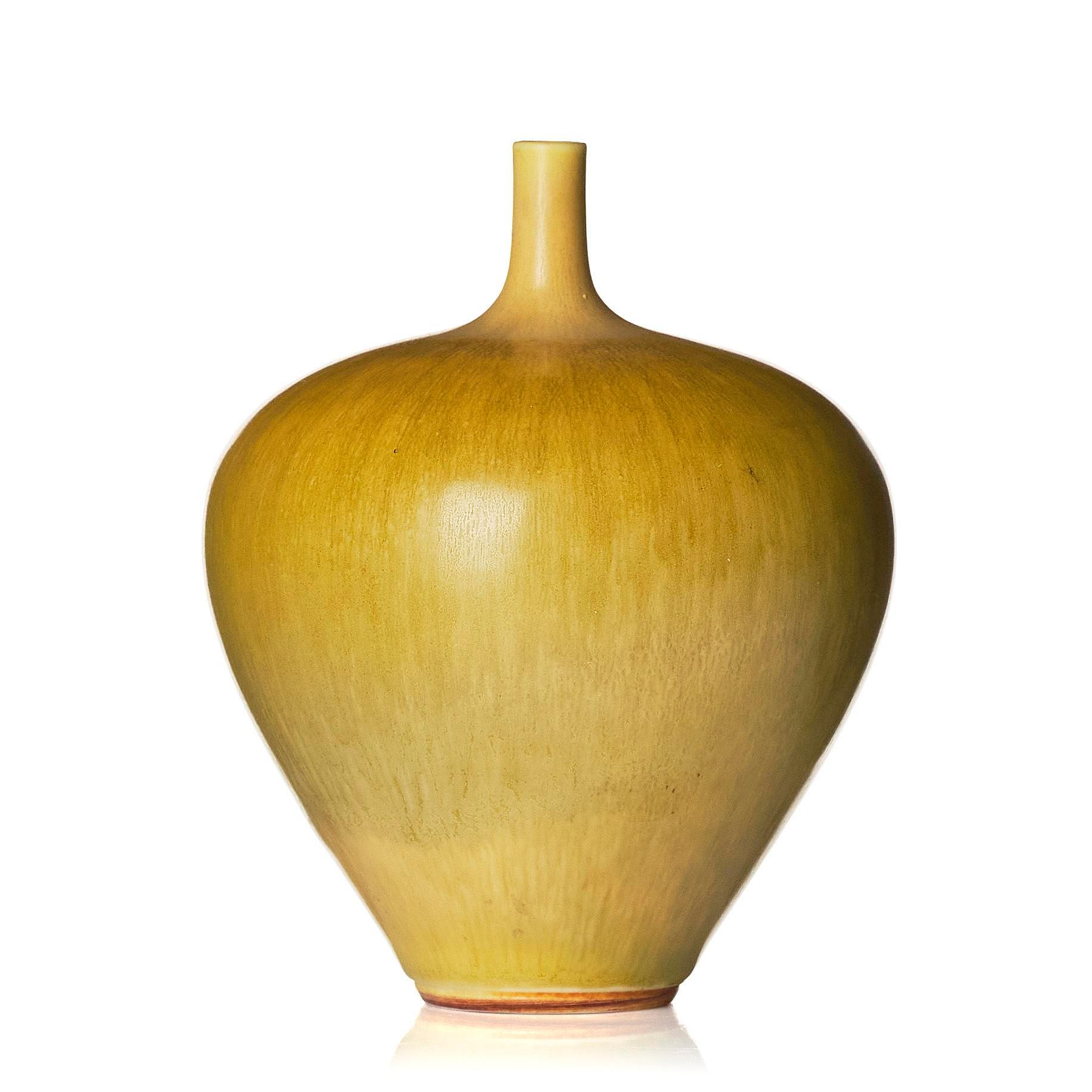 Berndt Friberg, a stoneware vase, Gustavsberg Studio 1965.