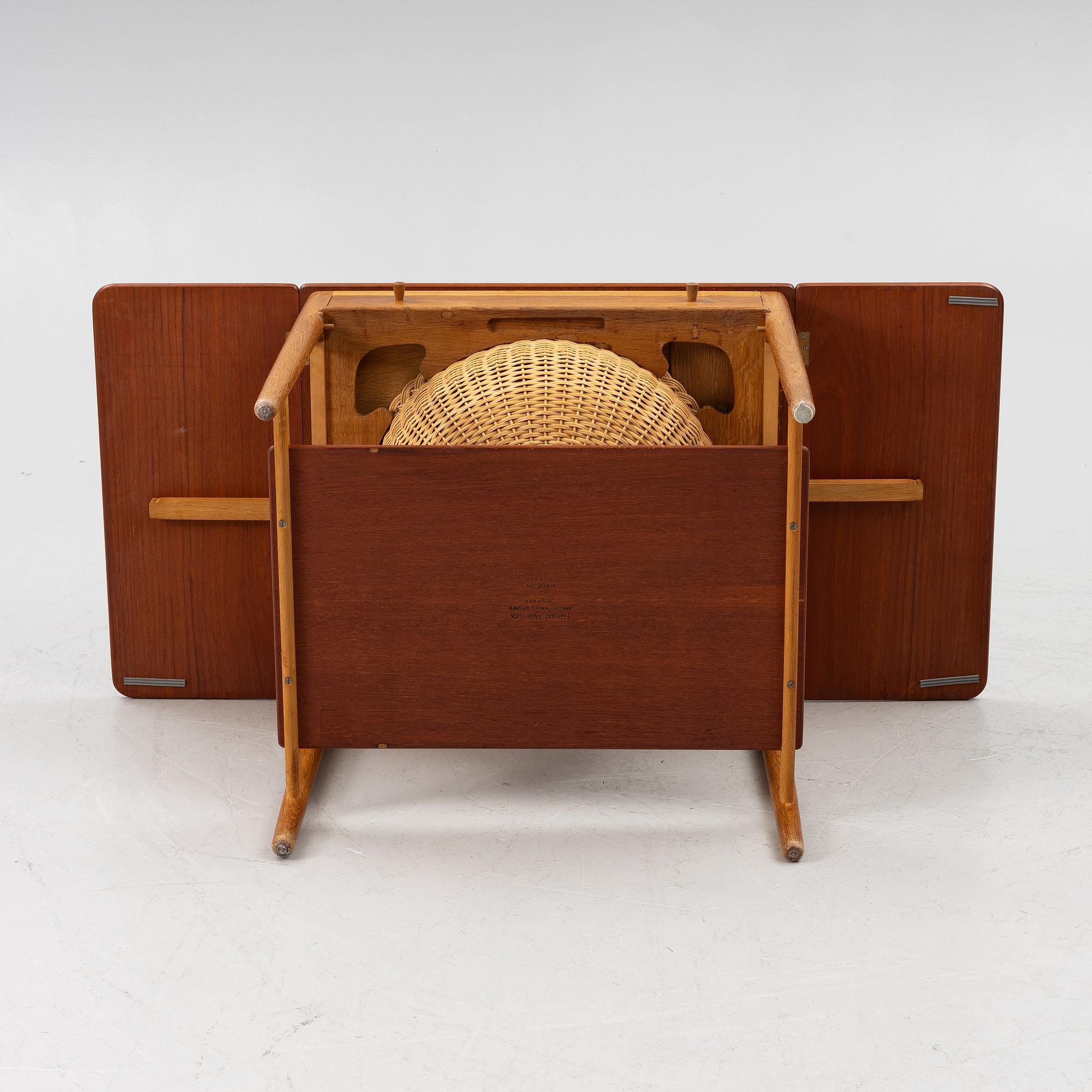 Hans J Wegner, side table, "AT-33", Andreas Tuck Denmark.