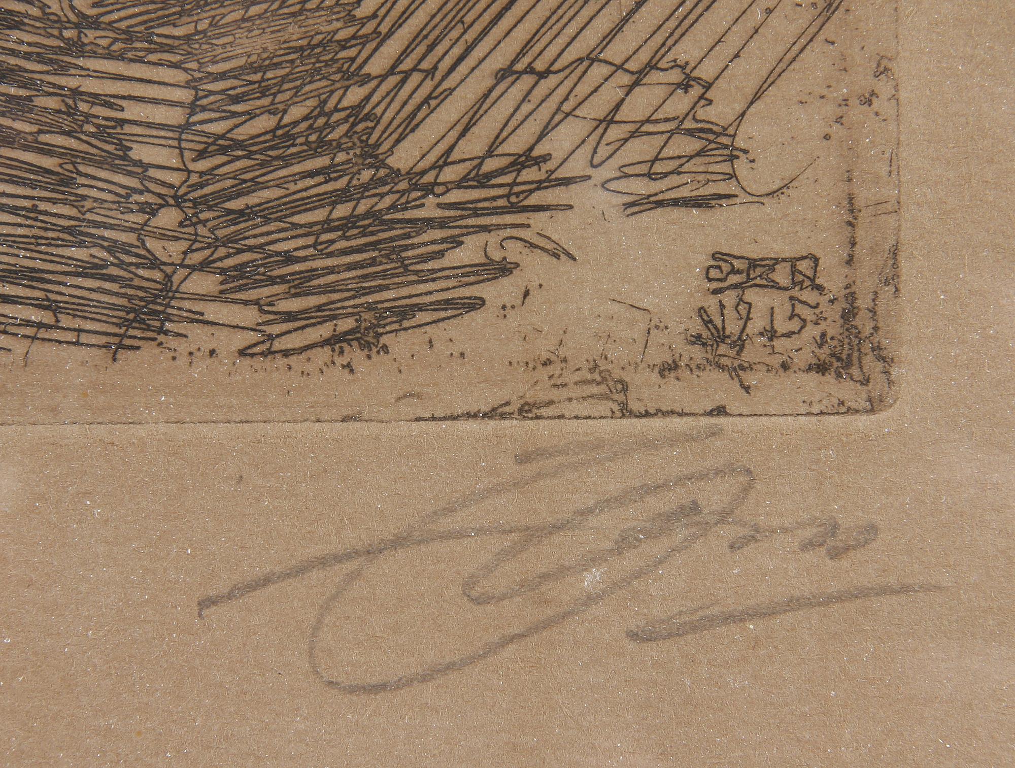 ANDERS ZORN, etsning, sign.