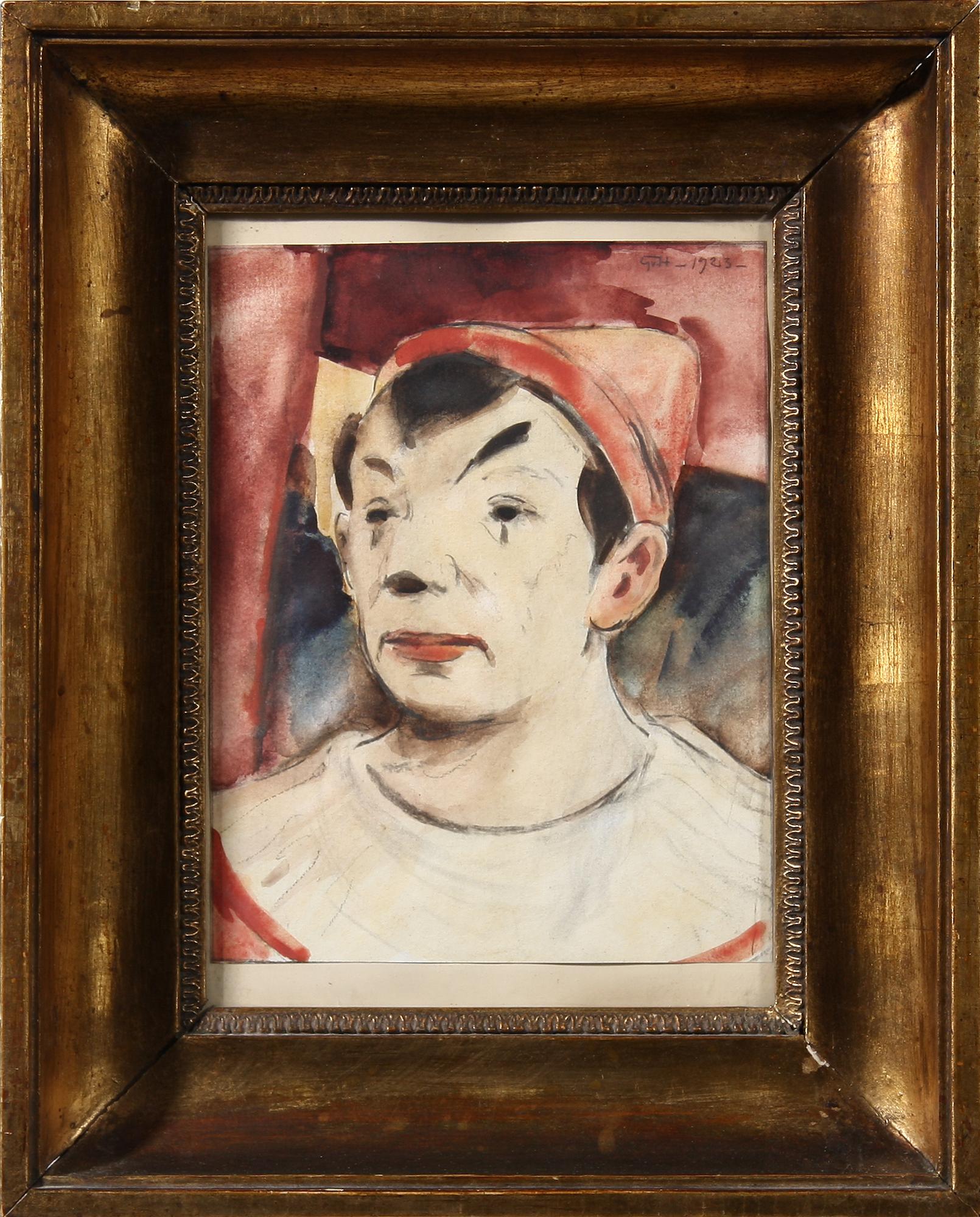 GÖSTA VON HENNIGS, akvarell på papper. Sign o dat 1923.