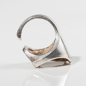 RING, sterling silver, "Sagitta", Björn Weckström Lapponia 1974.