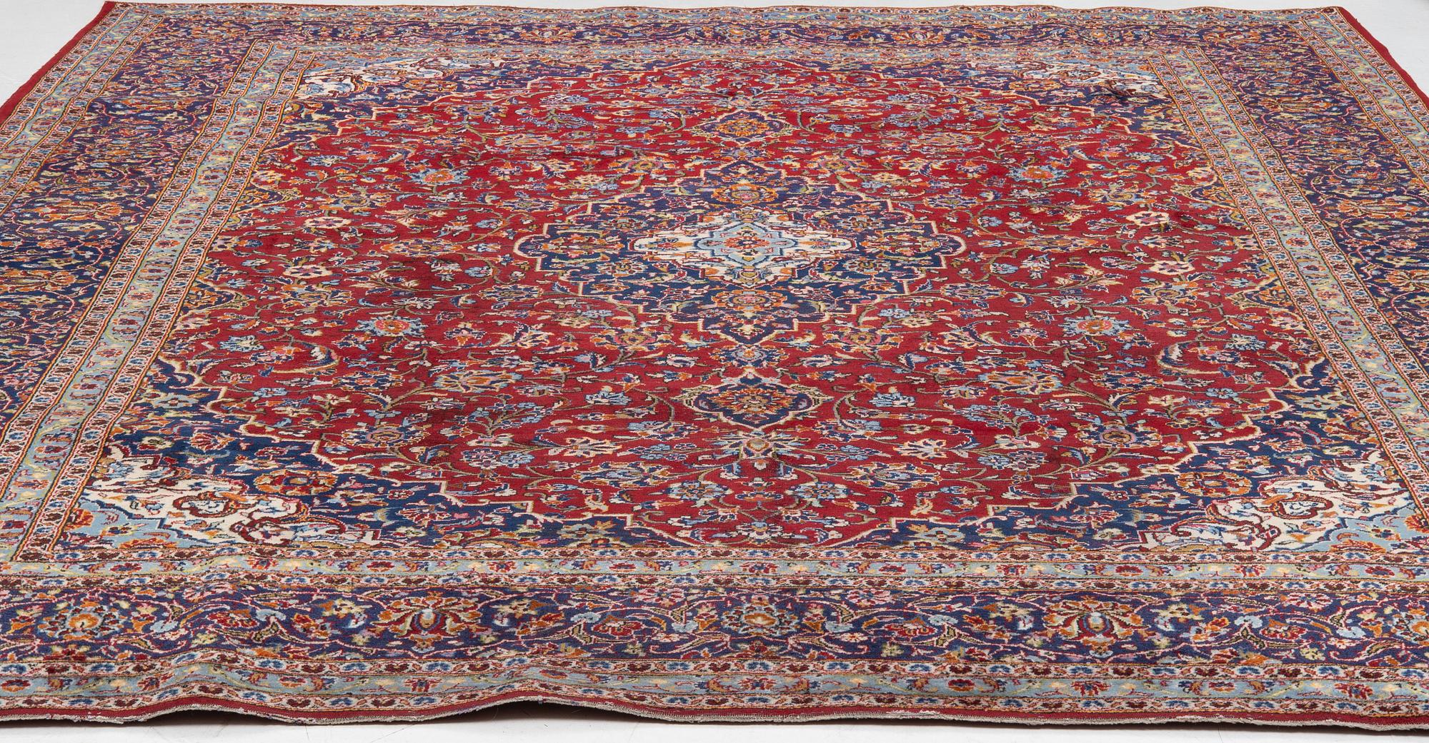 Rug, Keshan, 363 x 300 cm.