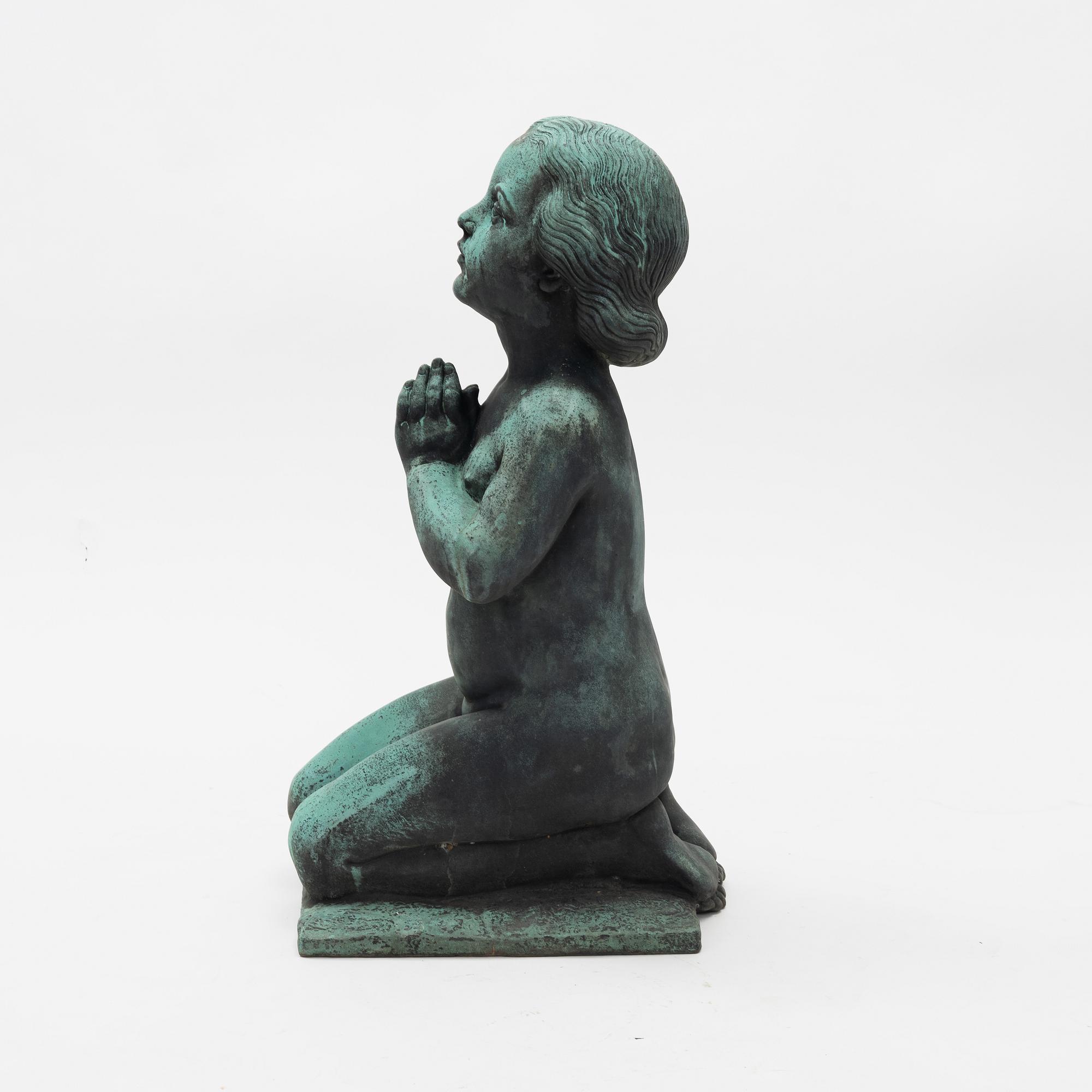 Alfred Ohlson, "Bedjande flicka".