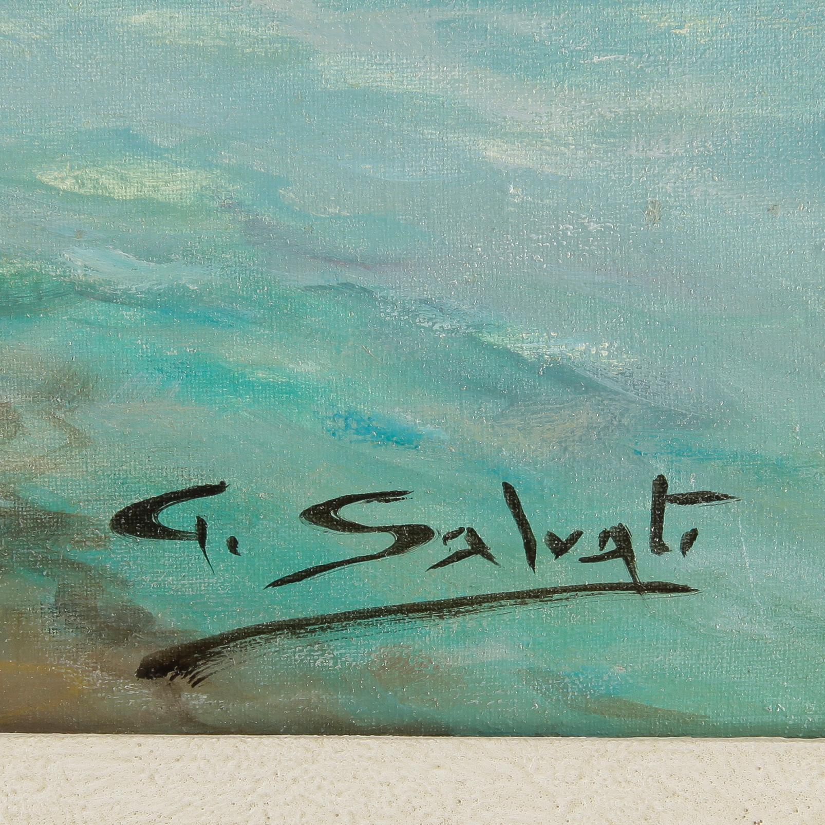 GIUSEPPE SALVATI, olja på duk. Signerad.