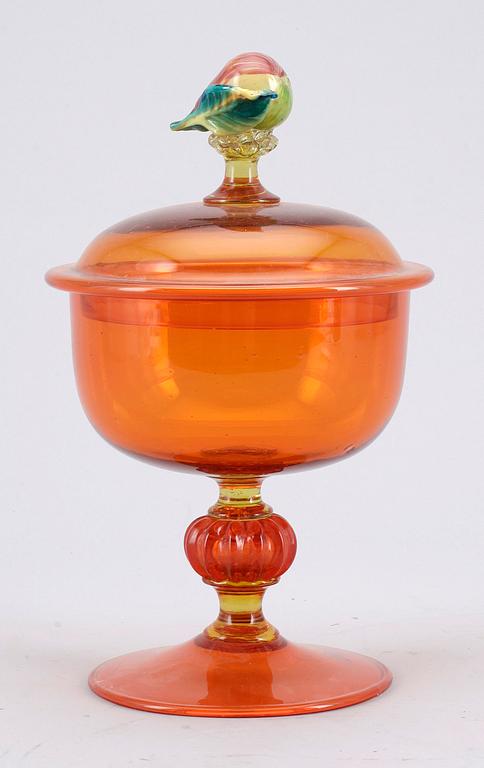 LOCKSKÅL, glas, Murano, Italien.