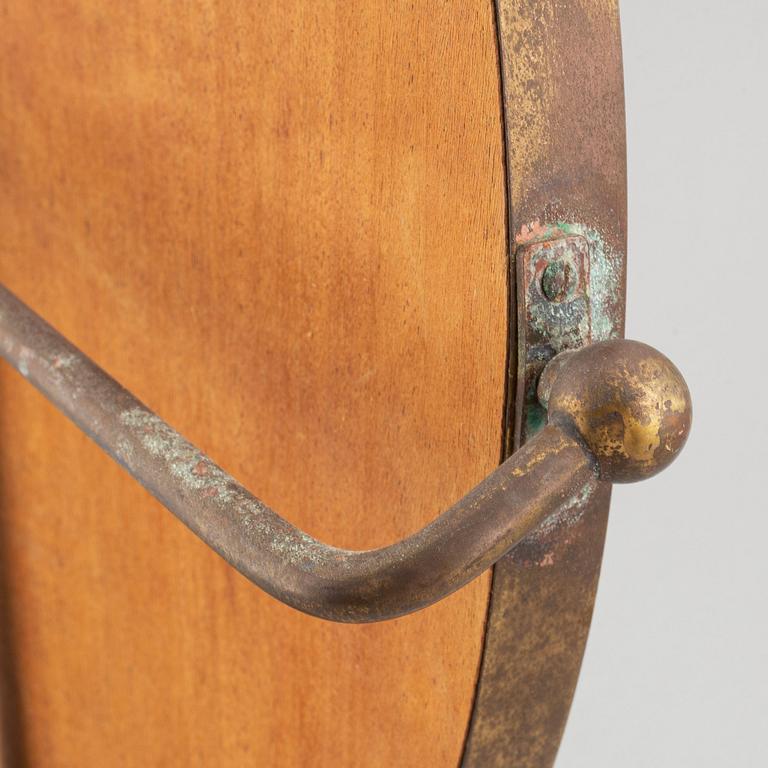A model 2214 brass table mirror by Josef Frank for Firma Svenskt Tenn.