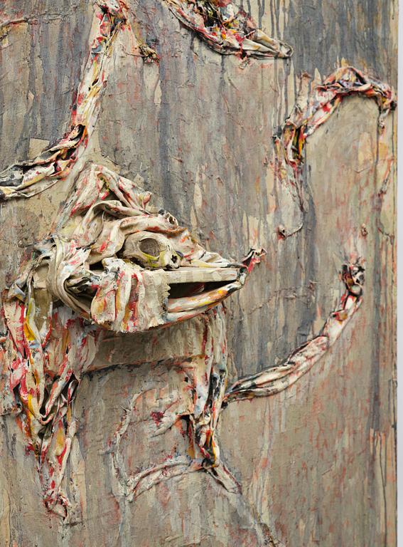 Jan Håfström, “TAL-objekt (kraniet på hyllan)”.