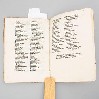BOOK, Important treatise by Beda on chronology, 1507.