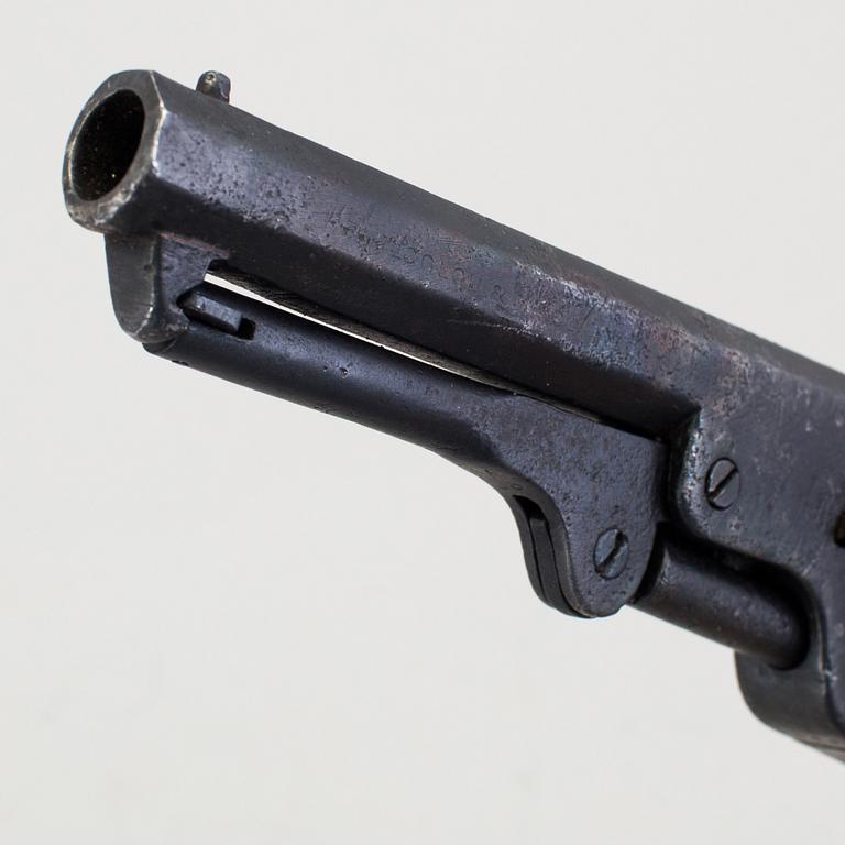 A belgian Colt Pocket copy percussion revolver mid 19th century.