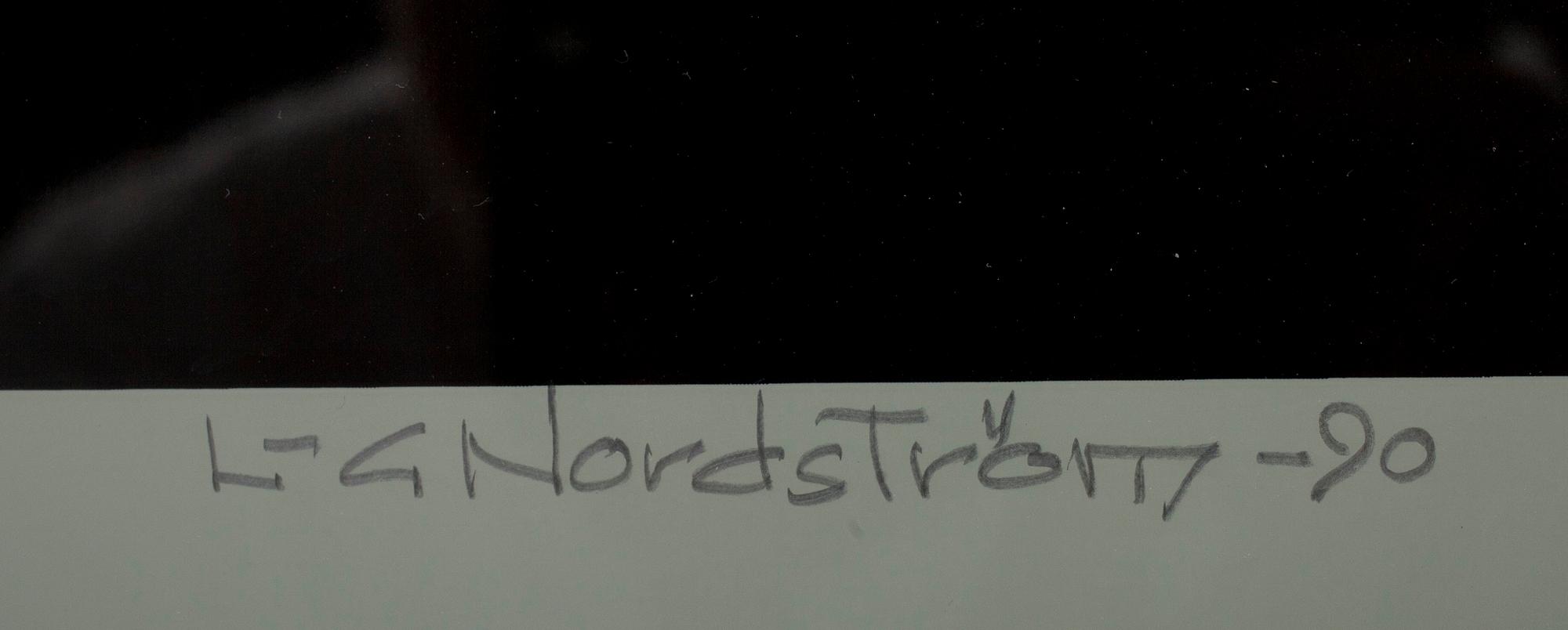 LARS GUNNAR NORDSTRÖM, litografi 48/100, signerad och daterad 1990.