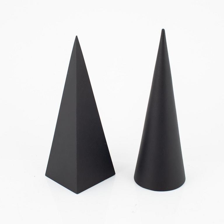 Pinetti, objects / sculptures, 2 pcs, Italy 1980s.