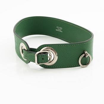 Hermès, koppel samt halsband till hund.