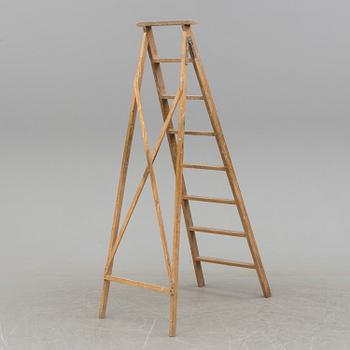 a 20th century wooden ladder.