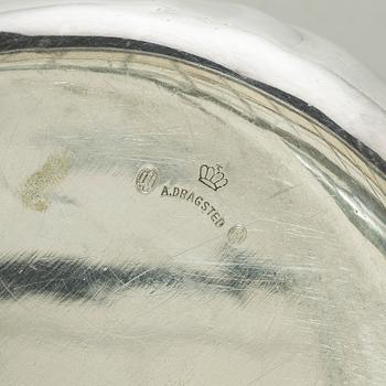 A Dragsted, a silver pot, Copenhagen, Denmark, 1919.