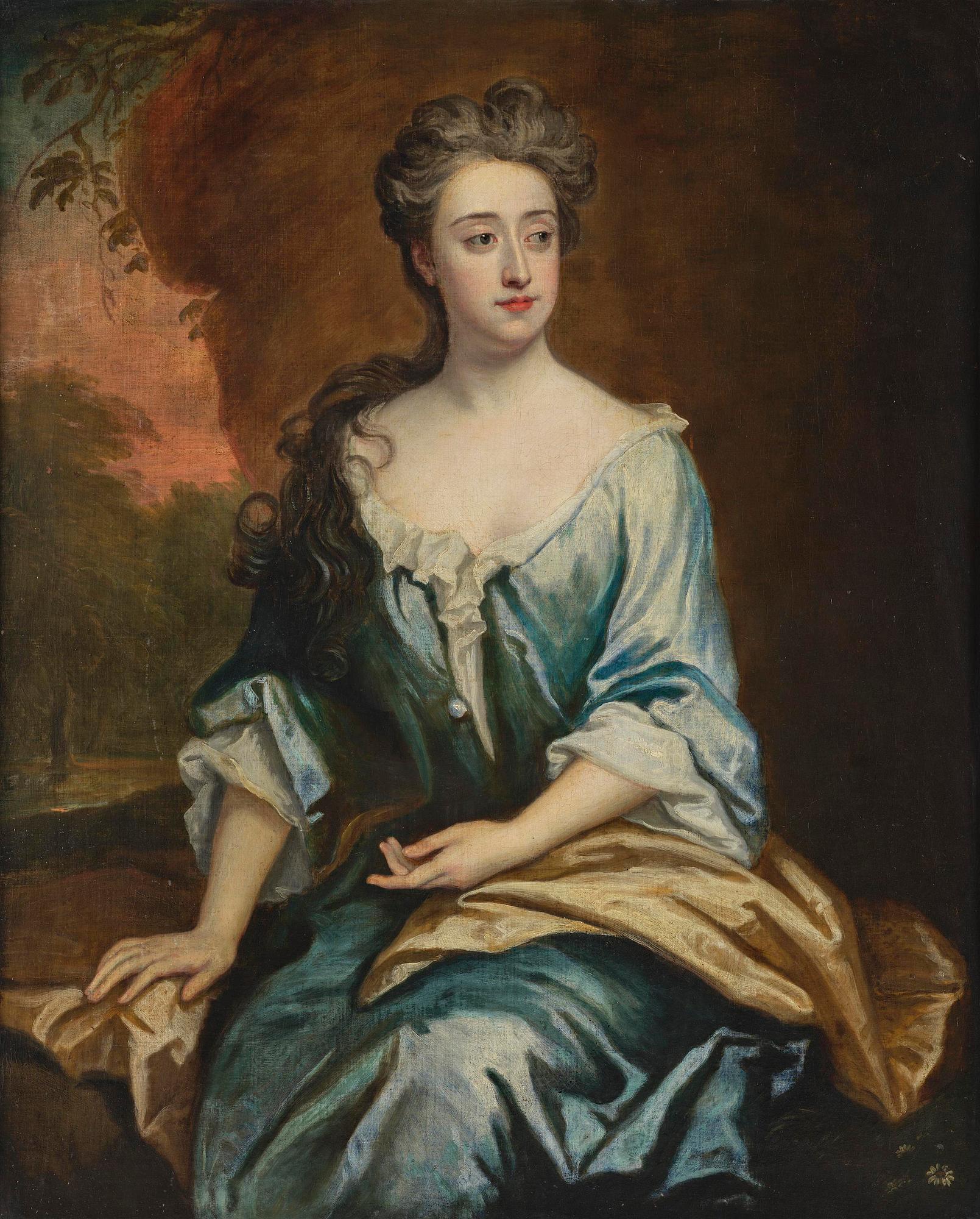 Gottfried Kneller, hans krets, "Isabella FitzRoy, Duchess of Grafton" (1668-1723).