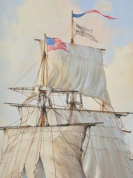 Barry Mason, "Shannon" in battle with "Chesapeake".