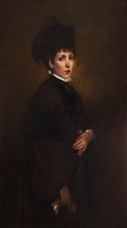 Carl Larsson, Målarinnan Wihelmina Holmgren.