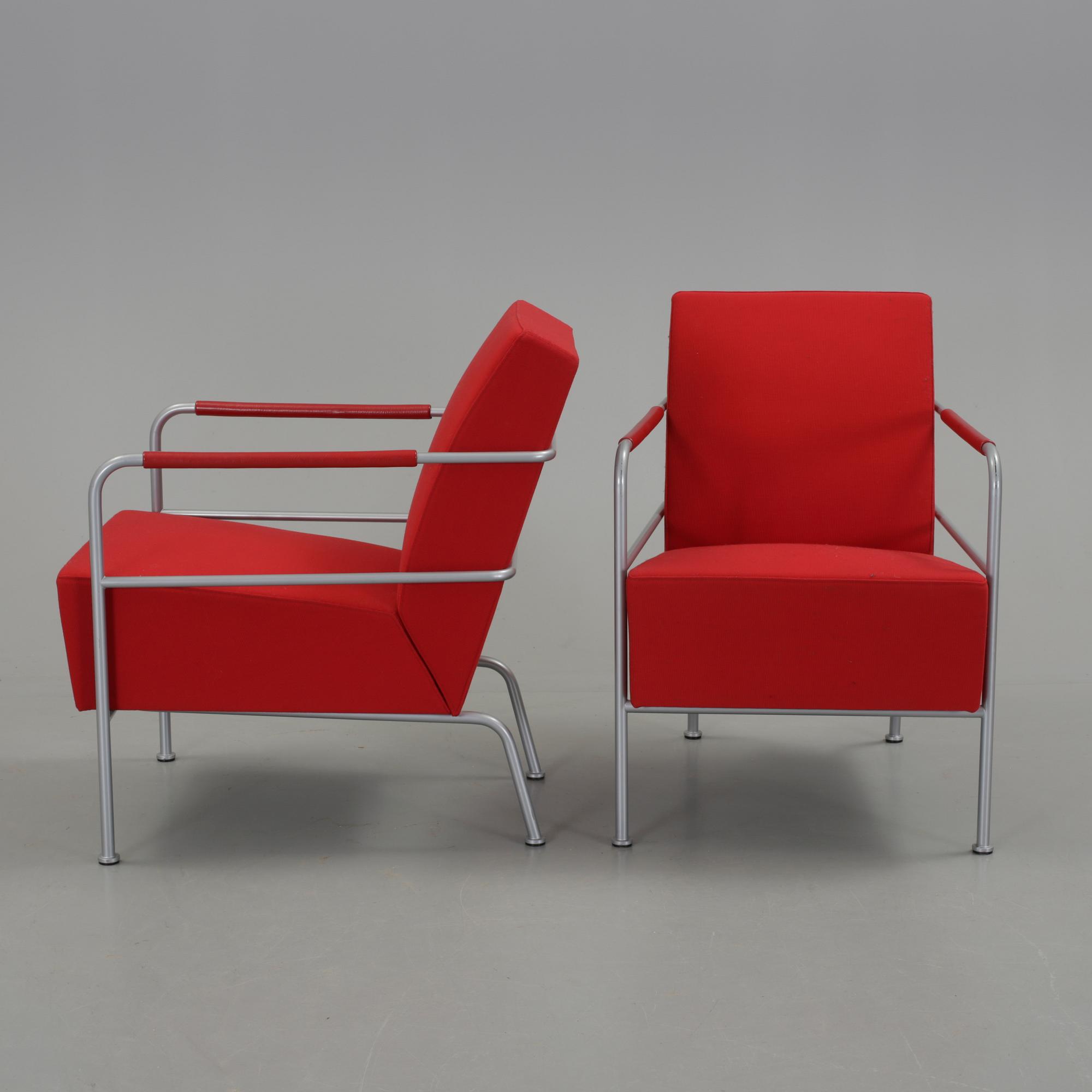 FÅTÖLJER, ett par, "Cinema" Gunilla Allard, Lammhults.