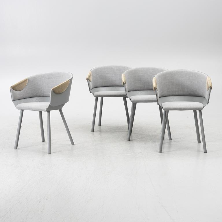 Stefan Diez, armchairs, 4 pcs, "Houdini", E15.