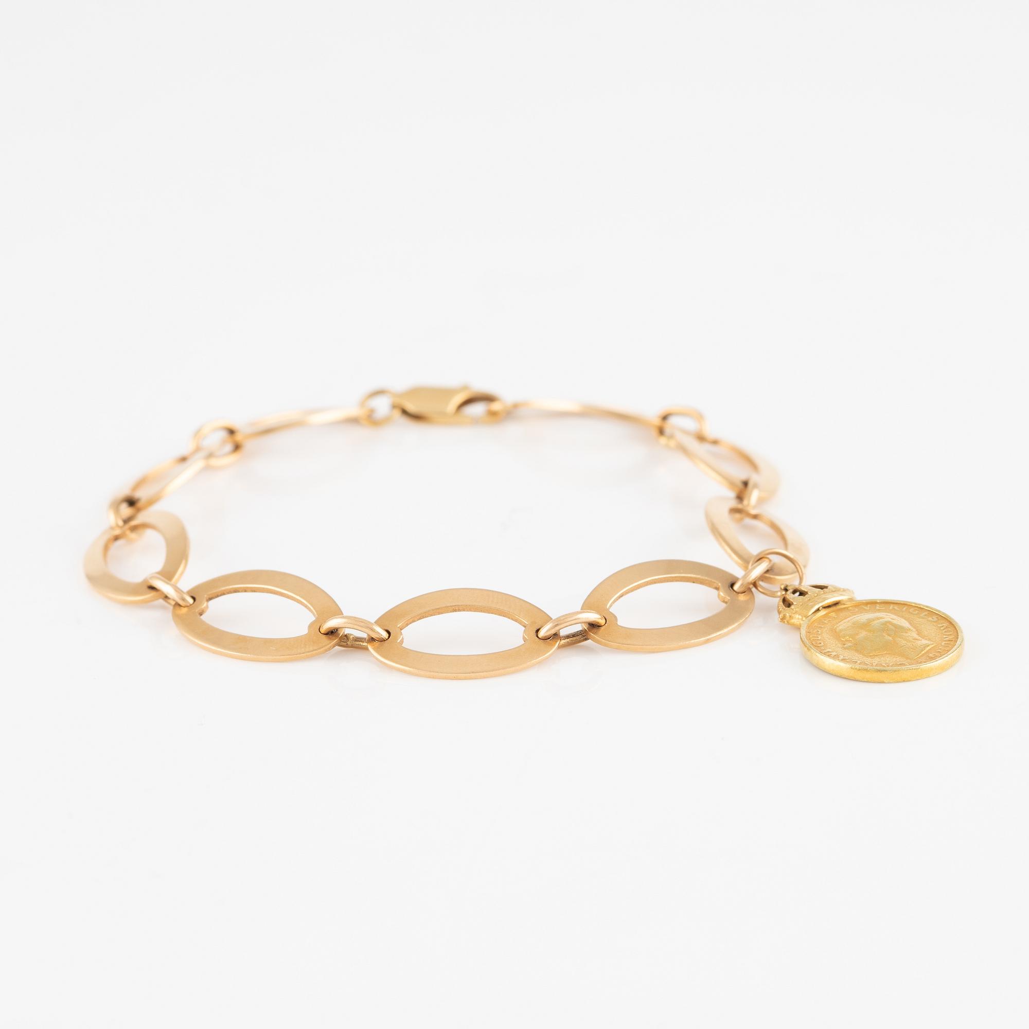 Bracelet, 18K gold, Borgila.