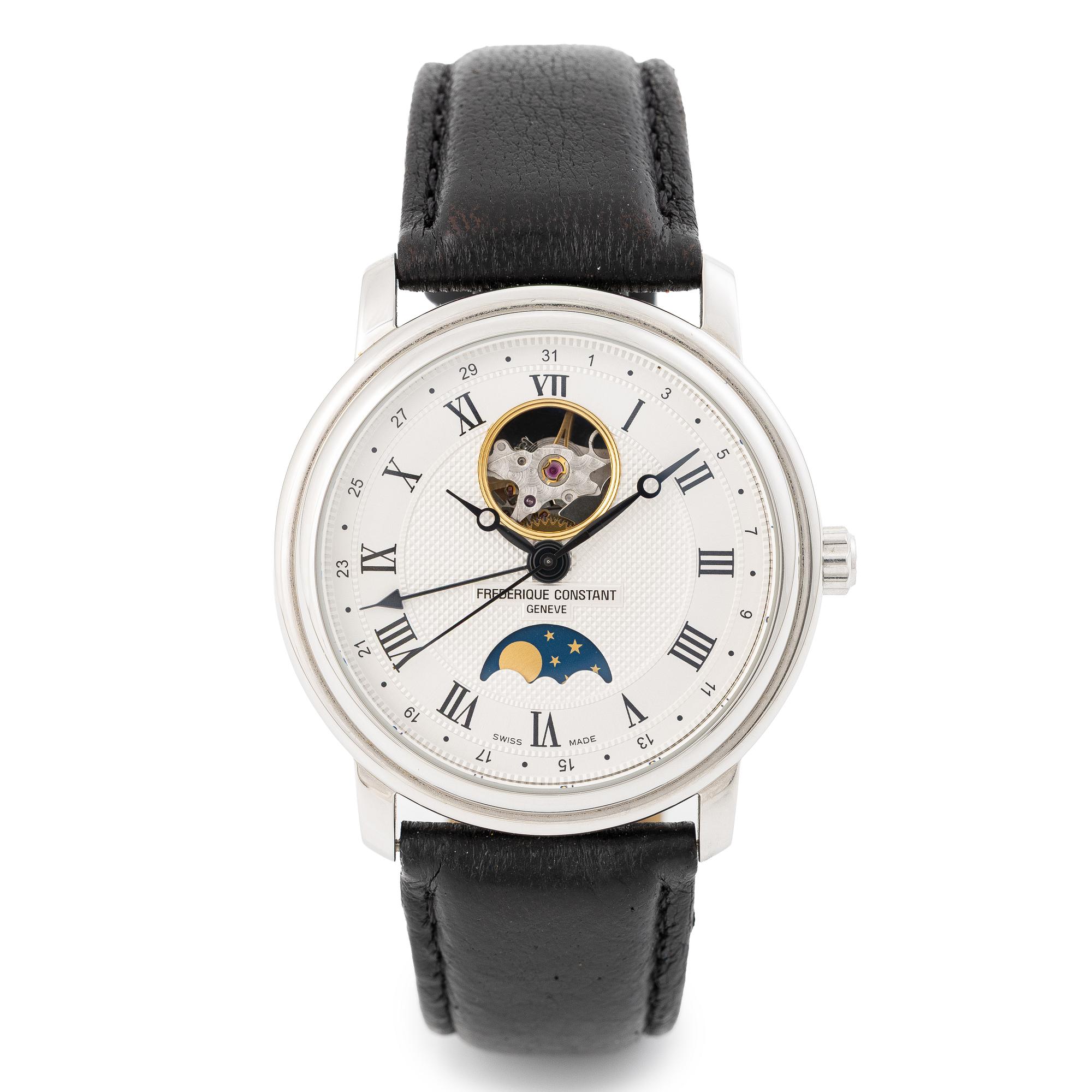 Fredrique Constant, Classics Heart Beat Moonphase Date, wristwatch, 40 mm.