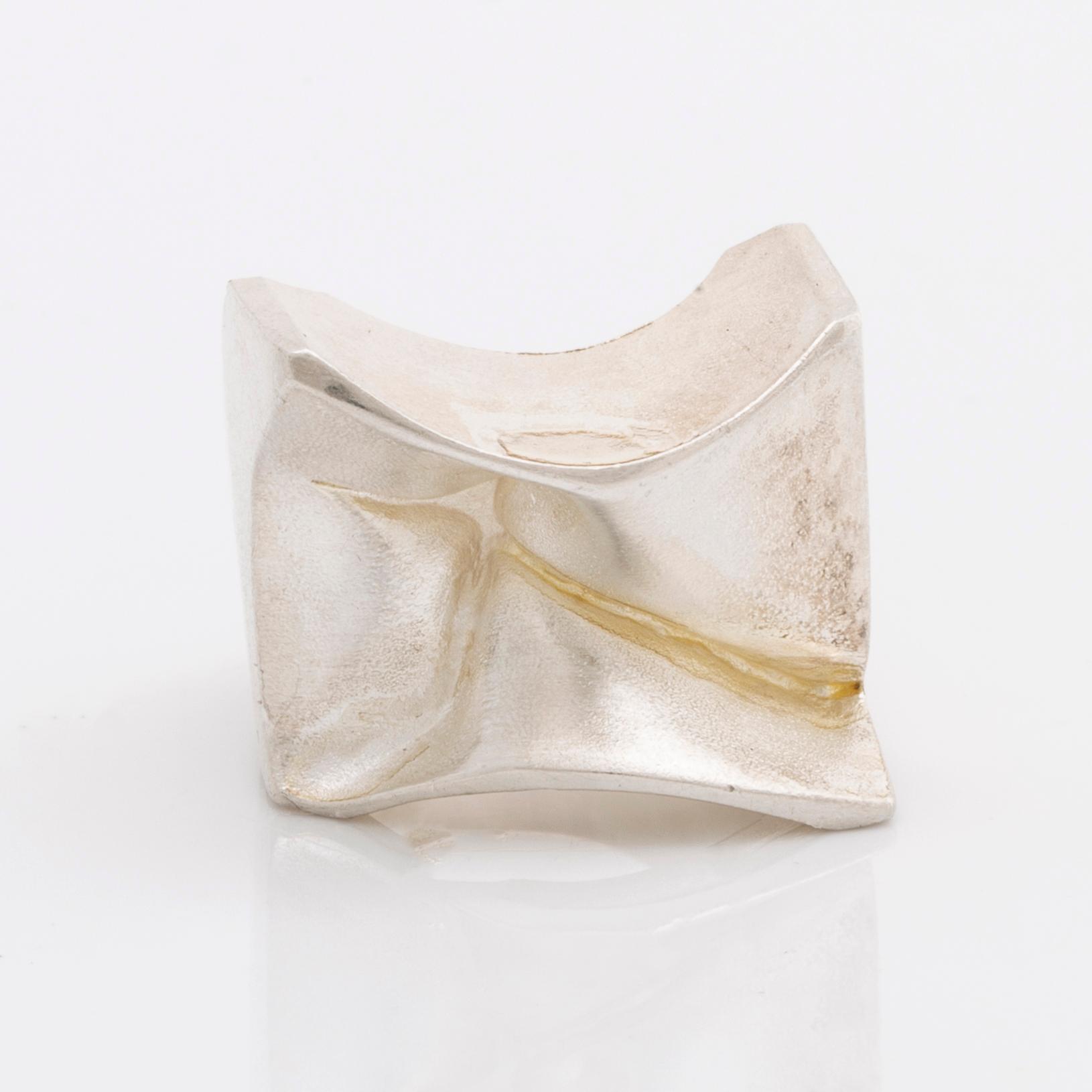 LAPPONIA ring silver, Finland 1980, size 53.